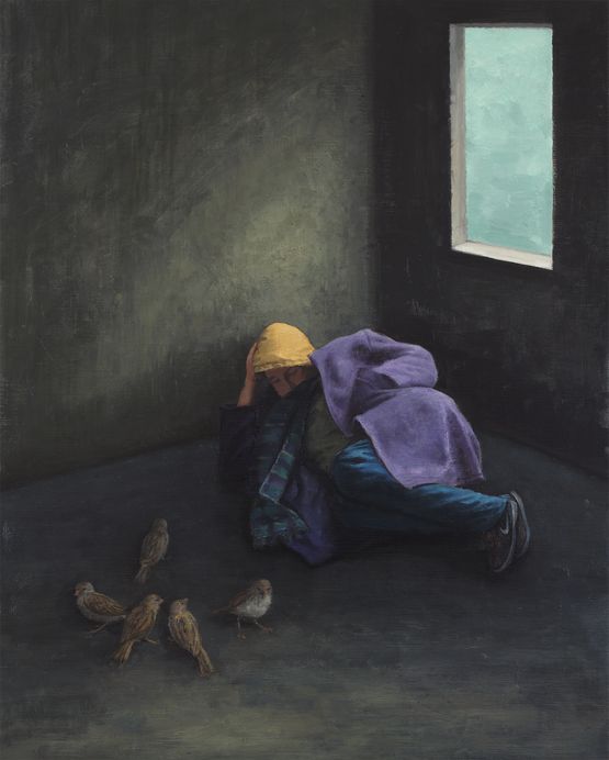 Antechamber by Serban Savu contemporary artwork Painting