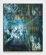 Curtain of Sky by Jessica Taylor Bellamy contemporary artwork painting