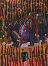 Rewilding by Alyina Zaidi contemporary artwork painting