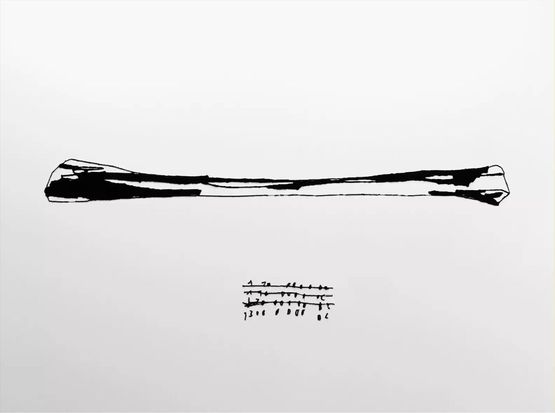1300000 BC by Luis Urculo contemporary artwork Drawing