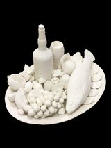 Fish Plate by Ken  Julia Yonetani contemporary artwork installation