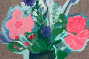 Contemporary art exhibition Layla Rudneva-Mackay Blue Squares Purple Pairs at Starkwhite Auckland New Zealand