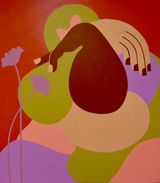 Silent Comfort by Deborah Segun contemporary artwork painting
