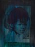 Blue Tulip by Lorna Simpson contemporary artwork Painting