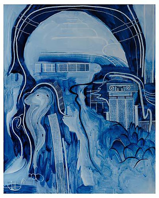 Smoky Rain Poem by NISKY contemporary artwork Painting