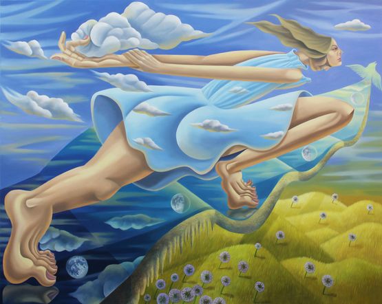 Chasing What Fades by Jade Ching-Yuk Ng contemporary artwork Painting