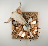 Erstletzdaserste by Daniel Spoerri contemporary artwork sculpture