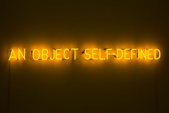 Self-defined object by Joseph Kosuth contemporary artwork Sculpture