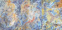 Star River and Totem 2 by Lin Guocheng contemporary artwork Painting