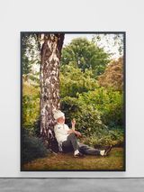 Betula Pendula Fastigiata Sous-Chef on Smoke-Break by Rodney Graham contemporary artwork sculpture