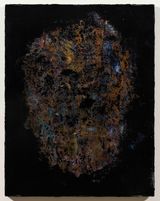 Imitating Lacquer Exercise Floral Skull by Su Meng-Hung contemporary artwork painting