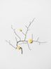 Branch with gold accents by Daniel Steegmann Mangrane contemporary artwork Sculpture