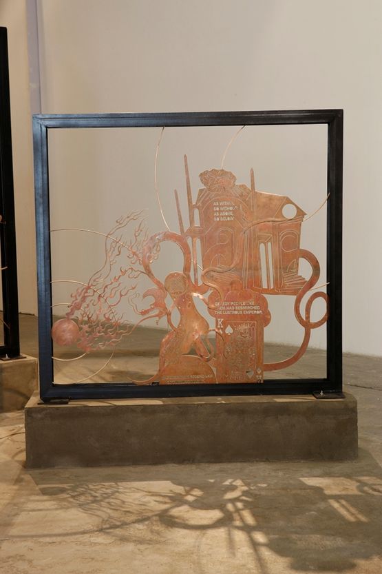 Emerald Tablet No. 1 by Chen Xiaoyun contemporary artwork Installation