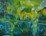 In Chrysolite Waters by Kate Gottgens contemporary artwork painting