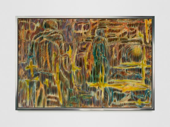 Apaguru II by Achraf Touloub contemporary artwork Painting