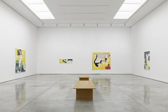 Contemporary art exhibition Magnus Plessen Hope Love Helium at White Cube Masons Yard London United Kingdom