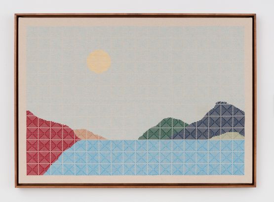 Whence Four Rivers IV by Jordan Nassar contemporary artwork Textile