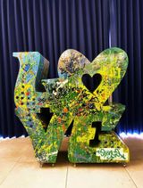 LOVE SCULPTURE by Cyril Kongo contemporary artwork painting