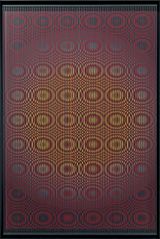 Red rain by Alberto Biasi contemporary artwork sculpture