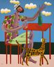 Dionysus by Kitti Narod contemporary artwork Painting