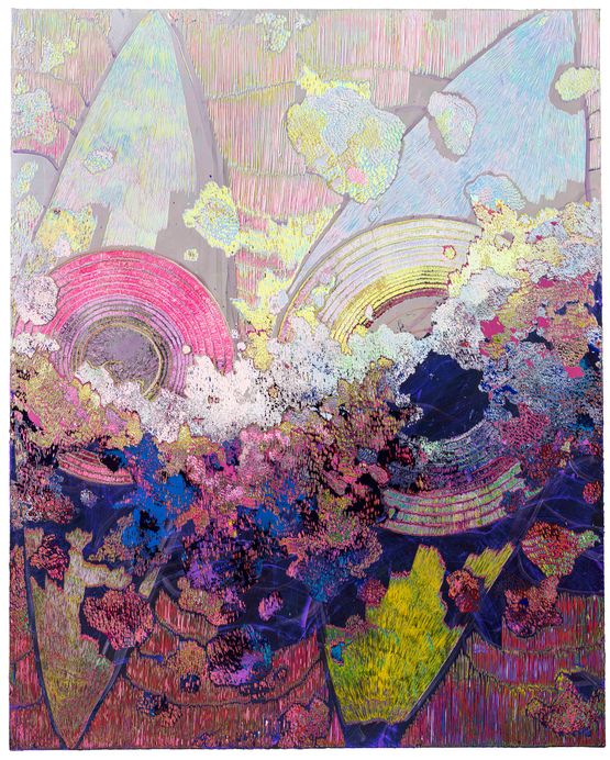 Heavenly Eyes 2024.6.16 by Jiang Miao contemporary artwork Painting
