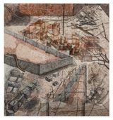 Via Rashbehari Avenue I by Adip Dutta contemporary artwork works on paper