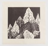 Trees by Nicolas Party contemporary artwork print
