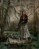 The Ferryman in the Woods by Yang Yifan contemporary artwork Painting