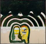 Travelling by Howard Hodgkin contemporary artwork painting