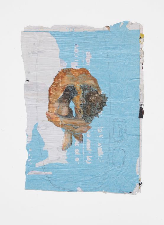 Bathing Thoughts by Pharaoh Kakudji contemporary artwork Works on Paper