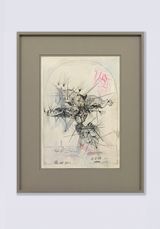 Prima aparitie  The First Apparition by Stefan Bertalan contemporary artwork drawing works on paper