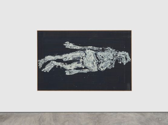 Uber das Sofa Above the Sofa by Georg Baselitz contemporary artwork Painting