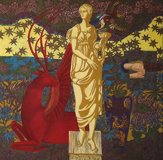 Arcadian Dream by Timur DVatz contemporary artwork Painting