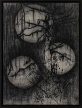 Black Moon 04 by Yehudit Sasportas contemporary artwork drawing