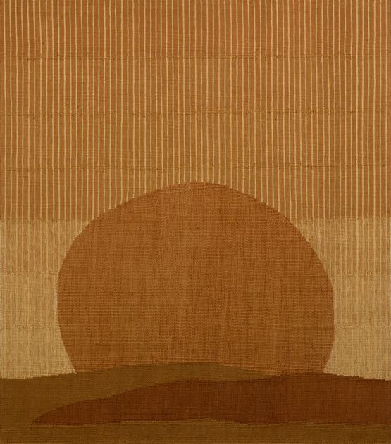 Setting Sun by Sussy Cazalet contemporary artwork Textile