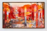 Red Room by Olive Diamond contemporary artwork painting