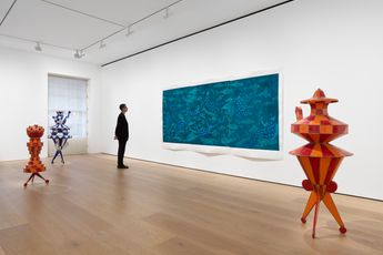 Contemporary art exhibition Marcel Dzama Child of Midnight at David Zwirner London United Kingdom