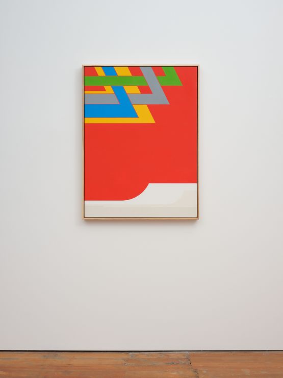 Red Light May 1985 by Ian Scott contemporary artwork Painting