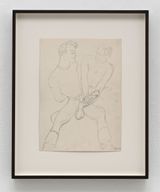 Untitled Preparatory Drawing by Tom of Finland contemporary artwork drawing