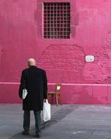 Newly Painted Wall Barcelona by Anastasia Samoylova contemporary artwork print