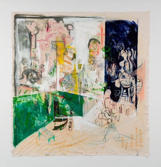 Characters by Jihyun Lee contemporary artwork Painting