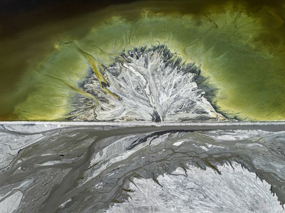Coal Tailings 1 SASOL Synfuels Secunda Mpumalanga South Africa by Edward Burtynsky contemporary artwork Photography