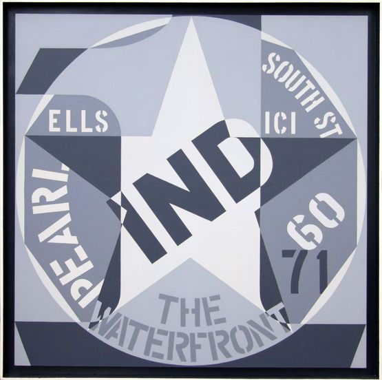 Decade Autoportrait 1960 by Robert Indiana contemporary artwork Painting