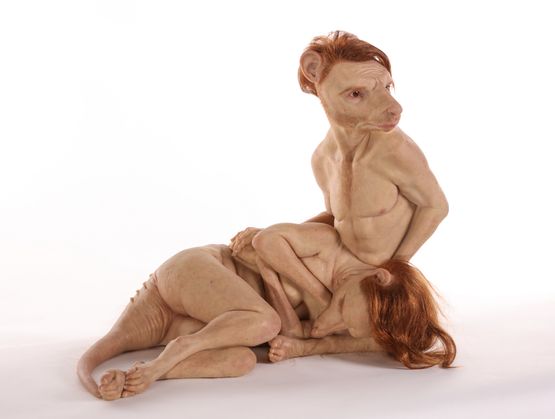While She Sleeps by Patricia Piccinini contemporary artwork Sculpture