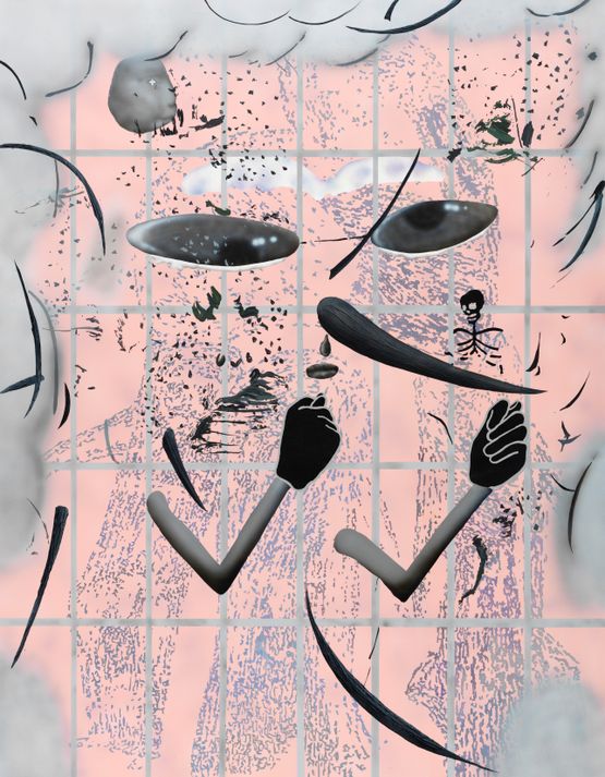 Fight to the finish by Rao Weiyi contemporary artwork Painting