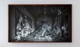 Guernica by Alexandre Singh contemporary artwork drawing mixed media