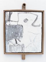In one end out the other by Jake Walker contemporary artwork painting