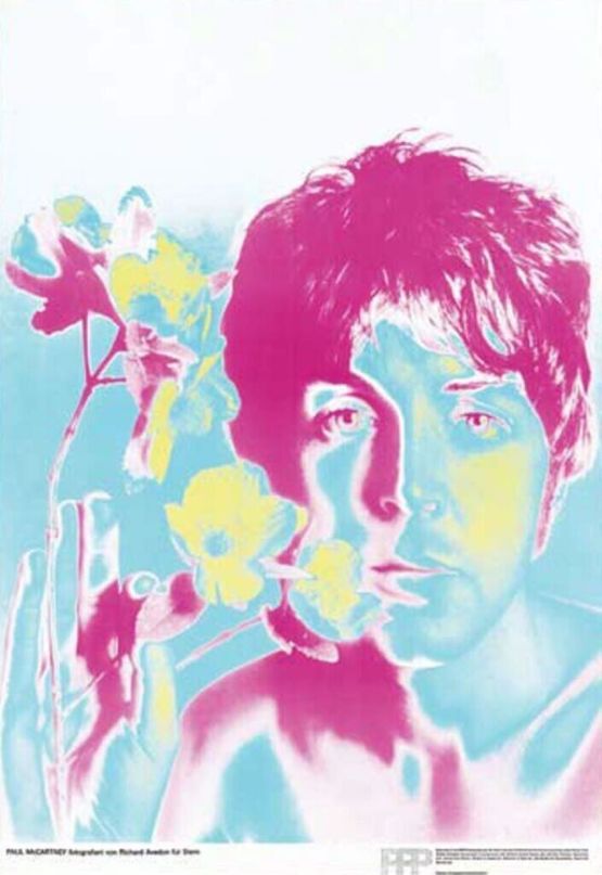 Paul McCartney by Richard Avedon for Stern 1967 Beatles poster by Richard Avedon contemporary artwork Print