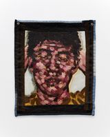 Man Looking Down by Preston Pavlis contemporary artwork painting mixed media