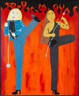 Charlies Angels by Claudia Kogachi contemporary artwork painting